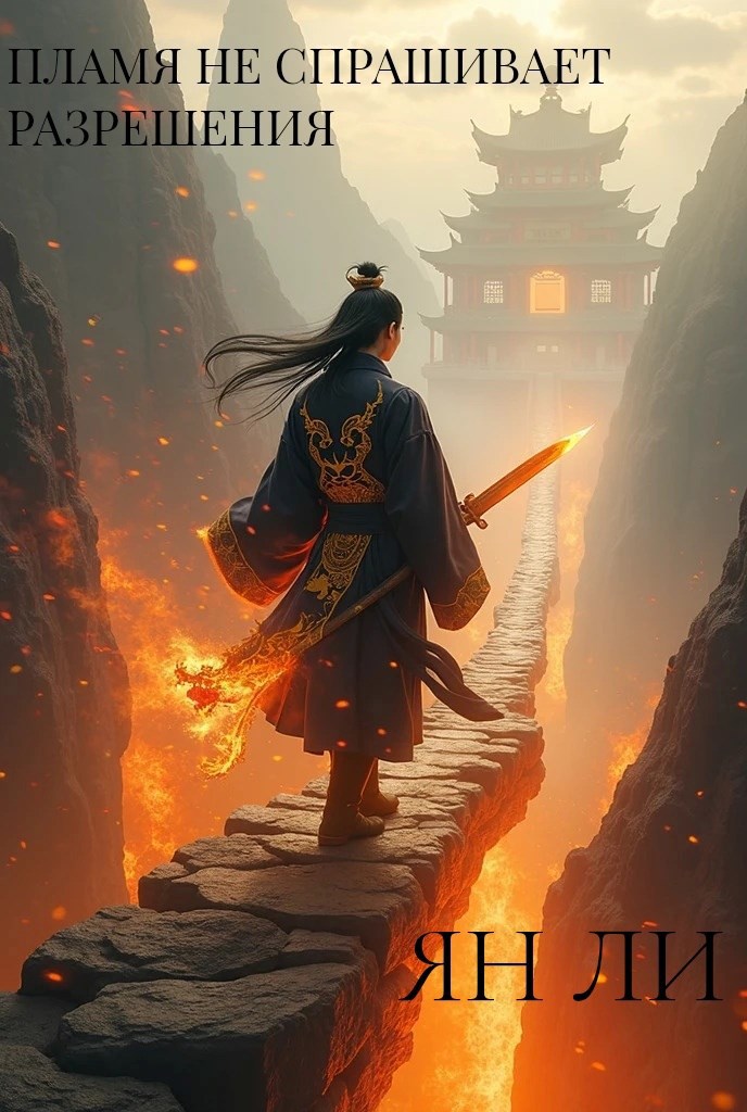 Обложка книги "Пламя не спрашивает разрешения"